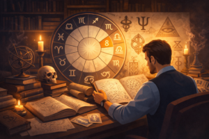 8th house astrology showing research, occult knowledge, and deep intelligence