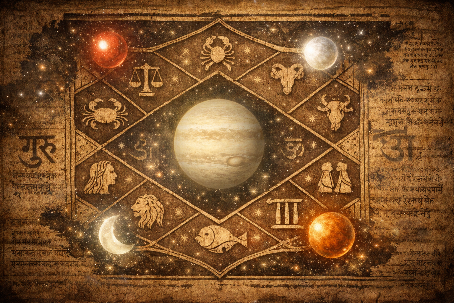weak jupiter in birth chart vedic astrology