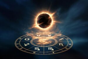 Positive and negative Rahu effects shown in a Vedic horoscope chart