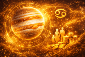 Jupiter exalted in Cancer 2nd house wealth astrology Gemini ascendant