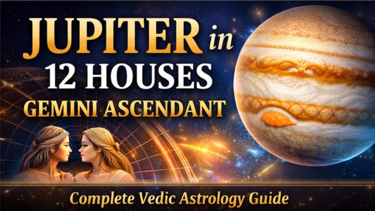 Jupiter in houses Gemini ascendant