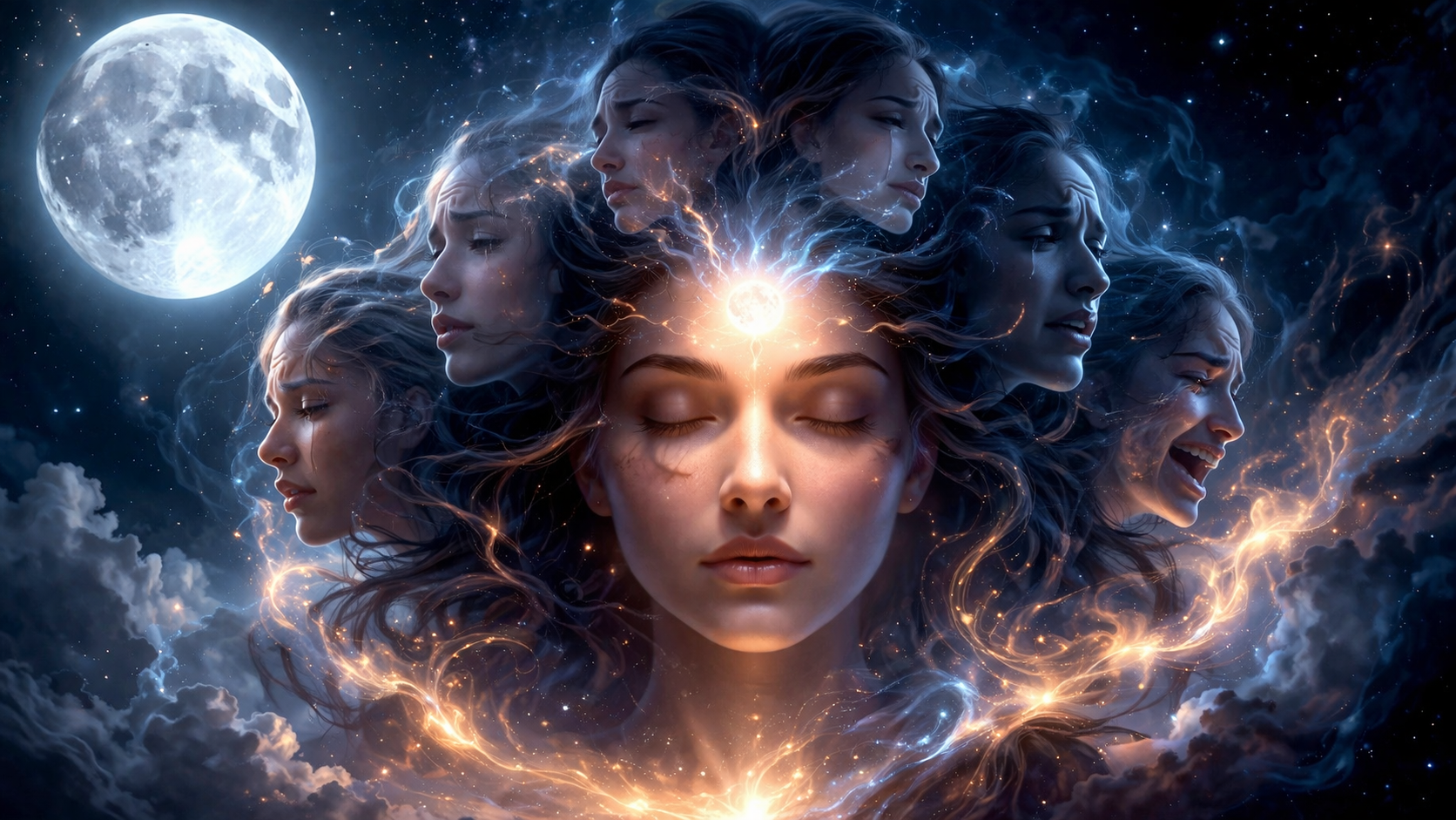 Moon in 1st house Vedic astrology emotional personality and mood influence